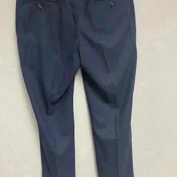 Lauren Ralph Lauren Men's Navy Striped Pants 38x30 Made in Egypt Office Business - Picture 3 of 6